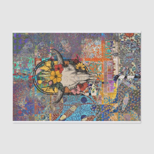 Southwest Skull Tissuepapier (Voorkant)