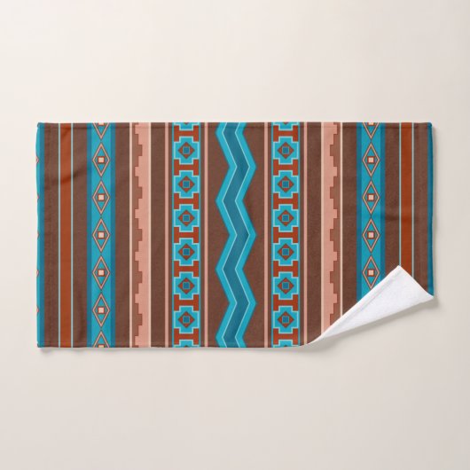 Southwest Style Geometric Cameron Gorge Design Bad Handdoek (Handdoek)