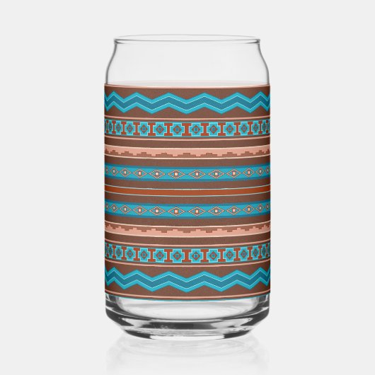 Southwest Style Geometric Cameron Gorge Design Blikvorm Glas (Rechts)