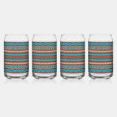 Southwest Style Geometric Cameron Gorge Design Blikvorm Glas (Achterkant)
