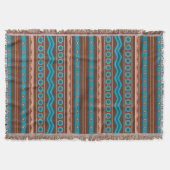 Southwest Style Geometric Cameron Gorge Design Deken (Voorkant)