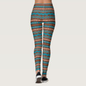 Southwest Style Geometric Cameron Gorge Design Leggings (Achterkant)