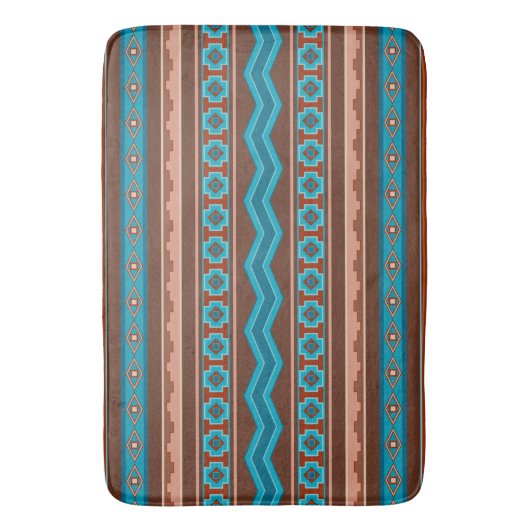 Southwest Style Geometric Cameron Gorge Design Lg Badmat (Voorkant Verticaal)