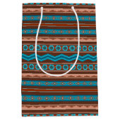 Southwest Style Geometric Cameron Gorge Design Medium Cadeauzakje (Voorkant)