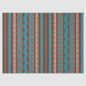 Southwest Style Geometric Cameron Gorge Design Tissuepapier (Voorkant)