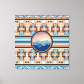 Southwest Sunrise Canvas Afdruk (Voorkant)