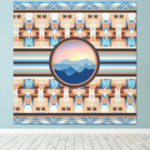 Southwest Sunrise Canvas Afdruk (Insitu (Houten vloer))