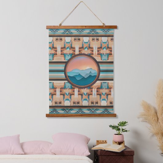 Southwest Sunrise Hangend Wandkleed (Slaapkamer)