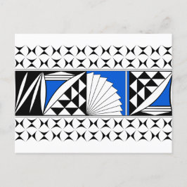 Southwest Sunrise in Blue Feestdagenkaart