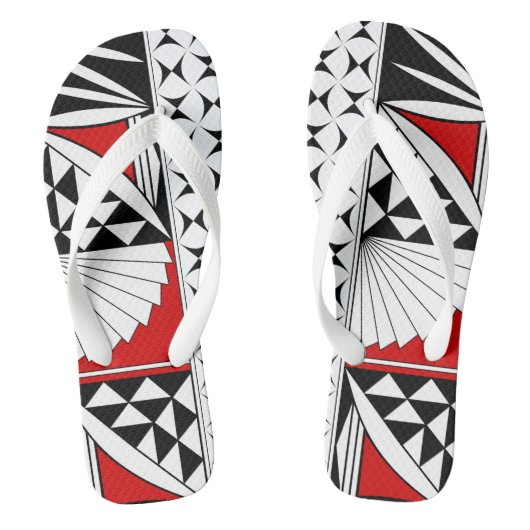 Southwest Sunrise in Red Teenslippers (Voetbed)