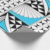 Southwest Sunrise in Turquoise Cadeaupapier (Hoek)