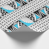 Southwest Sunrise in Turquoise Gift Wrap Cadeaupapier (Hoek)