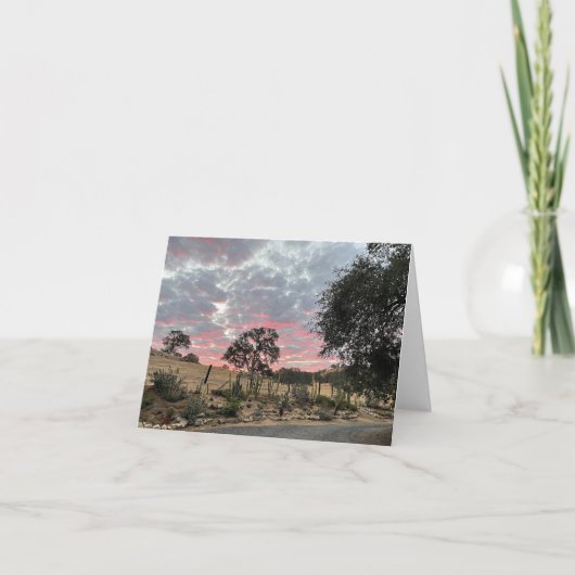Southwest Sunrise Notitiekaartje (Voorkant)