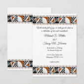 Southwest Sunrise RSVP Kaartje (Voorkant / Achterkant)