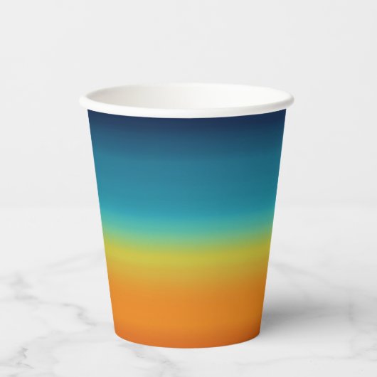 Southwest Sunset Colors Papieren Bekers (Voorkant)