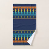 Southwest Sunset Pines Blue Bad Handdoek (Handdoek)