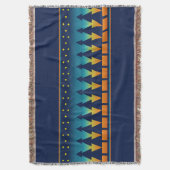 Southwest Sunset Pines Blue Deken (Voorkant Verticaal)
