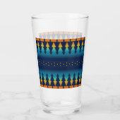 Southwest Sunset Pines Pattern Glas (Achterkant)