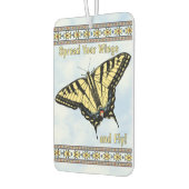 Southwest Swallowtail Butterfly Blue Sky Custom Luchtverfrisser (Links)