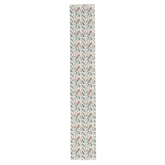 Southwest Table Runner Feathers Pijlen Motief Lange Tafelloper (Voorkant)