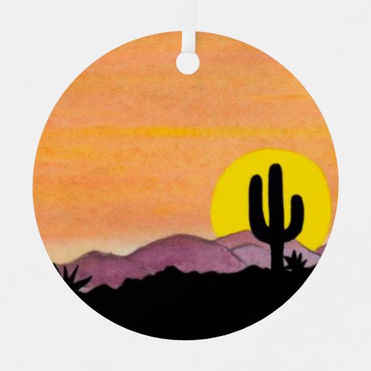 Southwest Theme Metal Ornament (Voorkant)