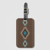 Southwest Tranquility Custom Bagagelabel met sleuf (Voorkant (verticaal))