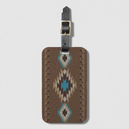 Southwest Tranquility Custom Bagagelabel met sleuf (Voorkant (verticaal))