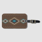 Southwest Tranquility Custom Bagagelabel met sleuf (Voorkant (horizontaal))