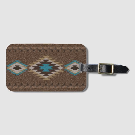 Southwest Tranquility Custom Bagagelabel met sleuf (Voorkant (horizontaal))