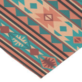 Southwest Tribal Pattern Turquoise Terracotta Medium Tafelloper (Hoek)