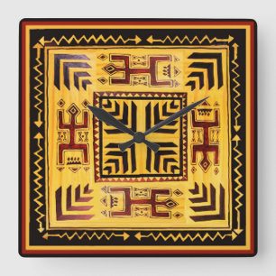 Southwest Tribal Petroglyph Wall klok