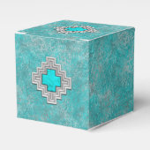 Southwest Turquoise Bedankdoosjes (Voorkant Zijde)