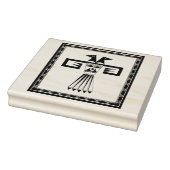 Southwest Two Headed Bird Design Stamp Rubberstempel (Stempel)