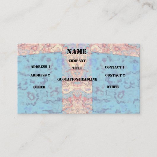 Southwest Visitekaartje (Voorkant)