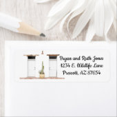 Southwest White Entry Etiket (Insitu)