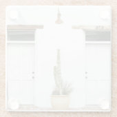 Southwest White Entry Glazen Onderzetter (Achterkant)