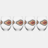 Southwest Wijnglas Zonder Voet (Achterkant)