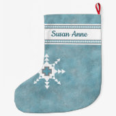 Southwest Winter Gepersonaliseerd Grote Kerstsok (Achterkant)