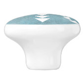 Southwest Winter Snowflake Keramische Knop (Zijkant)