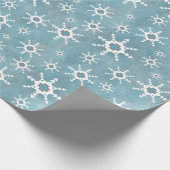 Southwest Winter Snowflakes Cadeaupapier (Hoek)