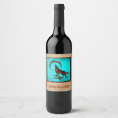 Southwest Wolf Wine Label Wijn Etiket (Voorkant)