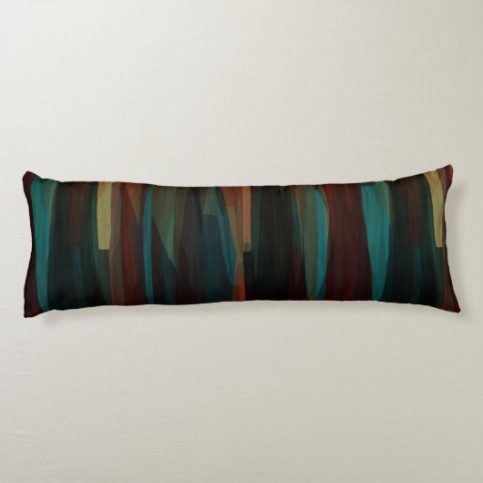 Southwest Wood Abstract Lichaamskussen (Achterkant)