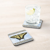 Southwest Yellow Swallowtail Butterfly Blue Sky Bier Onderzetter (Rechterzijde)