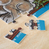 Southwestern Animaux Faune Rabbit Quail Puzzle (Côté)