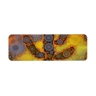 Southwestern Arizona Saguaro Cactus Mosaic Design Etiket