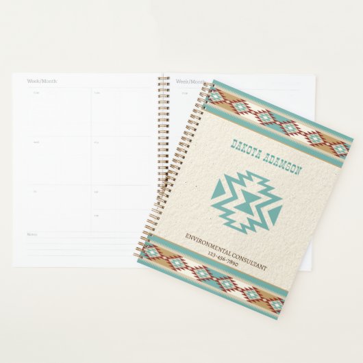 Southwestern boho tribale folterpatronen, aangepas planner (Display)