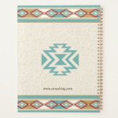 Southwestern boho tribale folterpatronen, aangepas planner (Achterkant)