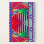 southwestern borders and triangles collage notitieboek (Achterkant)