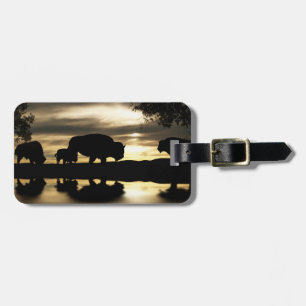 Southwestern Buffalo Bison Wildlife Bagagelabel