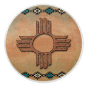 SouthWestern Ceramic Knobs Keramische Knop (Voorkant)